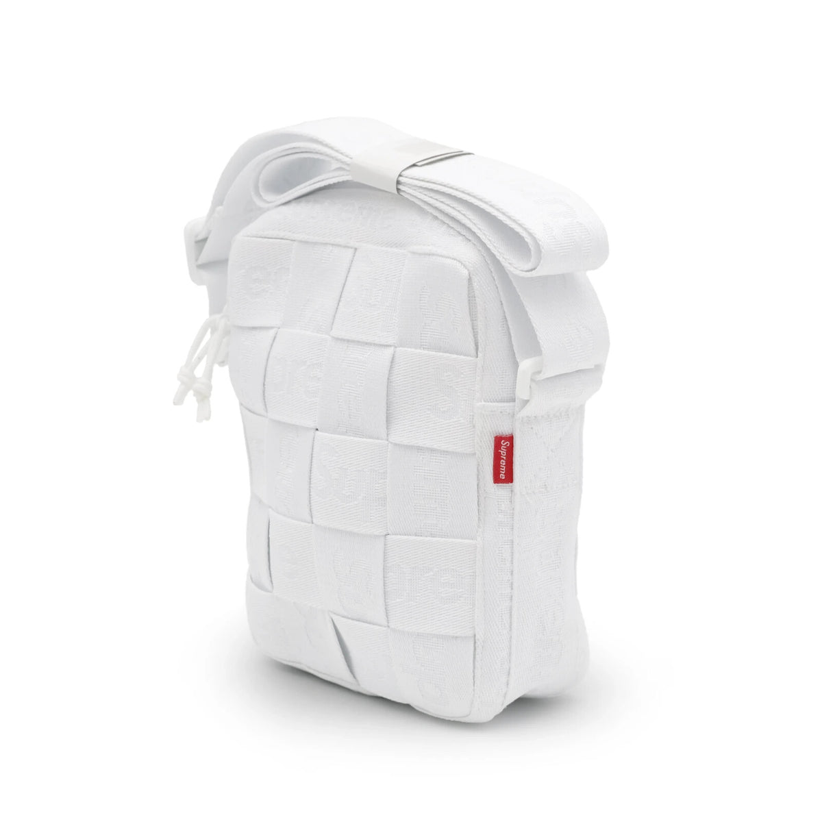 Supreme Woven Shoulder Bag White (23SS)