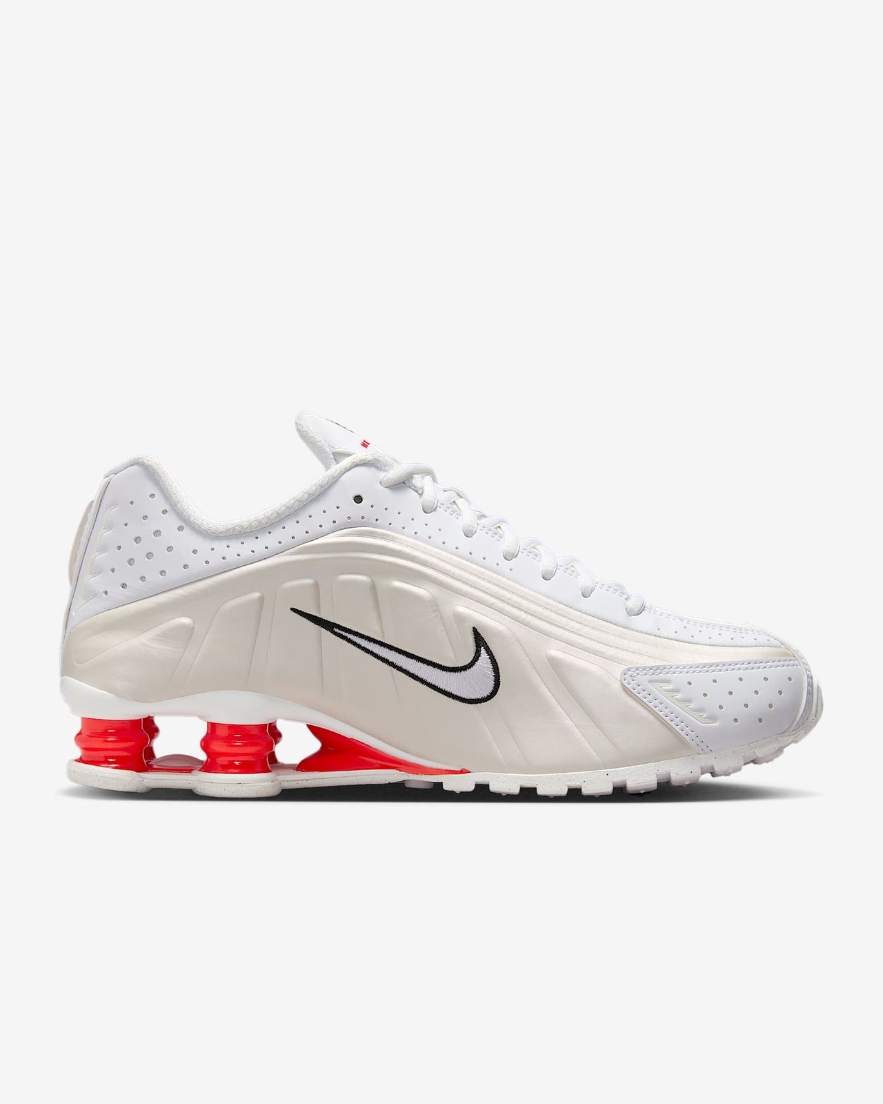 AR3565-103 Nike Shox R4 White Phantom Picante Red White (Women's)