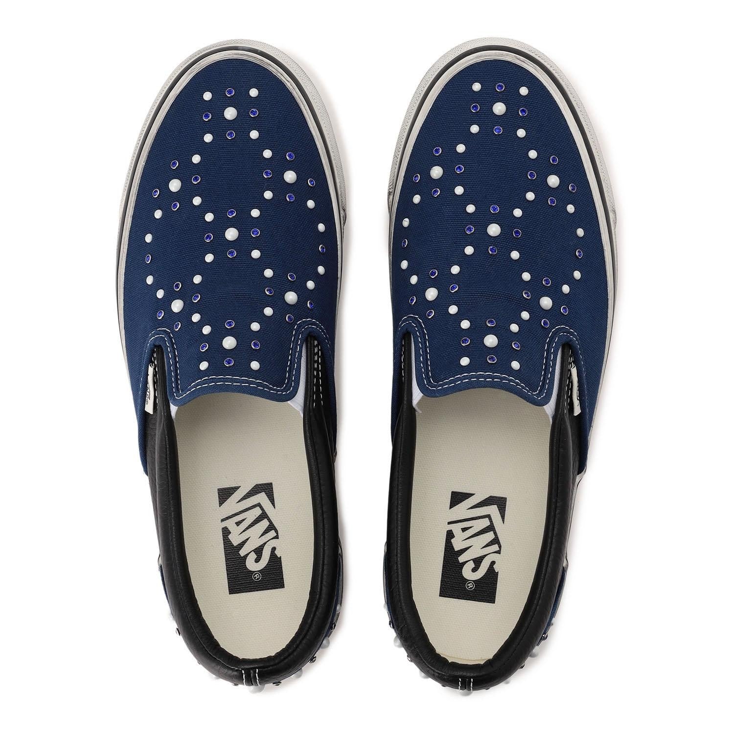 VN000D9PIND Vans Premium Classic Slip-On Pearlized Pack Indigo Blue (Men's)