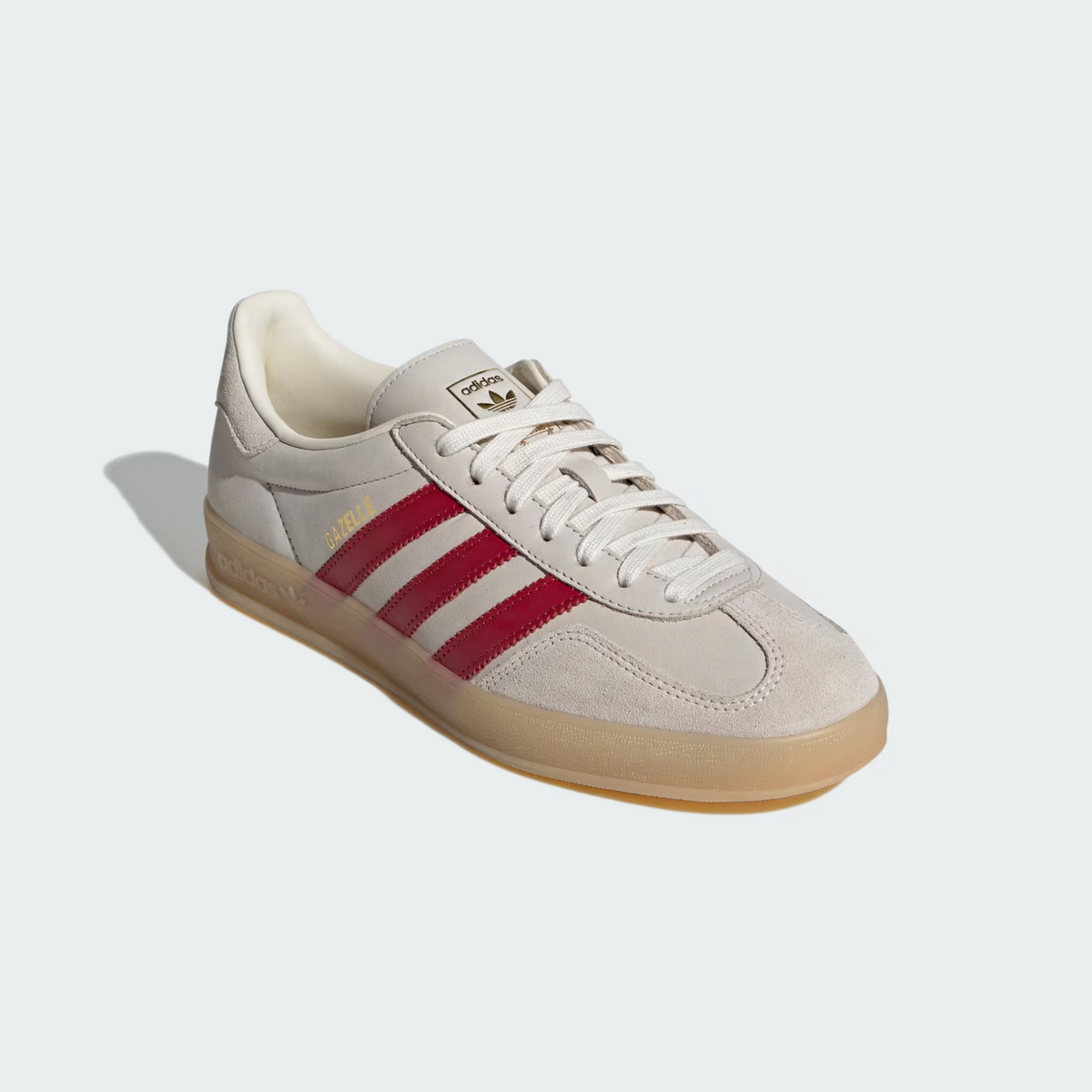 IH9676 adidas Gazelle Indoor Cream WhiteTeam Victory Red (Men's)