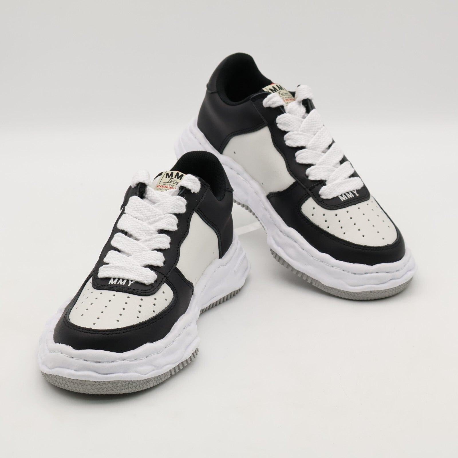 A08FW706-black/white Maison MIHARA YASUHIRO WAYNE Original Sole Leather (Men's)