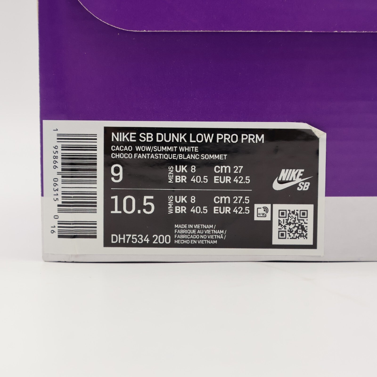 DH7534-200 Nike SB Dunk Low Pro Paisley Brown Pink Cacao Summit White (Men's)