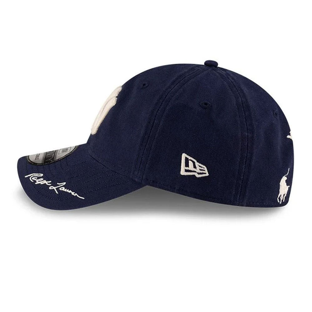 NEW ERA Polo Ralph Lauren x MLB 9Twenty Cooperstown New York Yankees "Navy