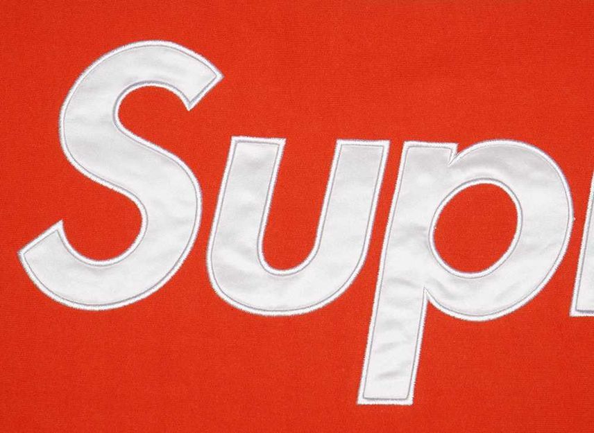 Supreme Satin Applique Sweatpant Orange