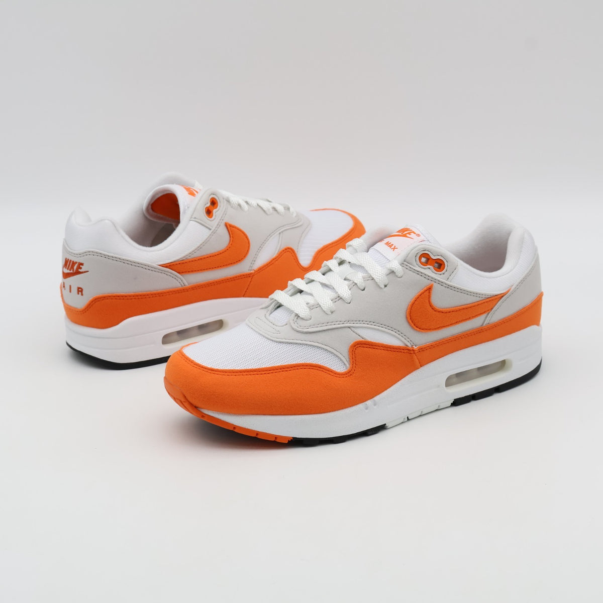 DZ2628-002 Nike Air Max 1 Safety Orange Neutral Grey White Black (Women's)