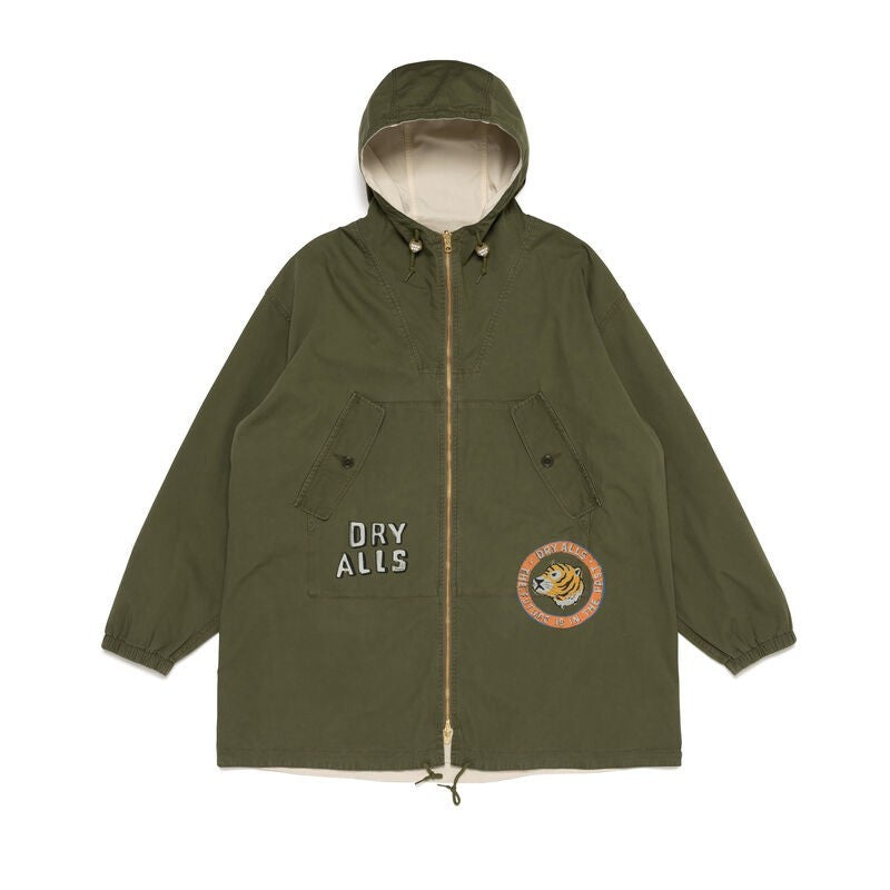 HUMAN MADE Reversible Hooded Coat Olivedrab