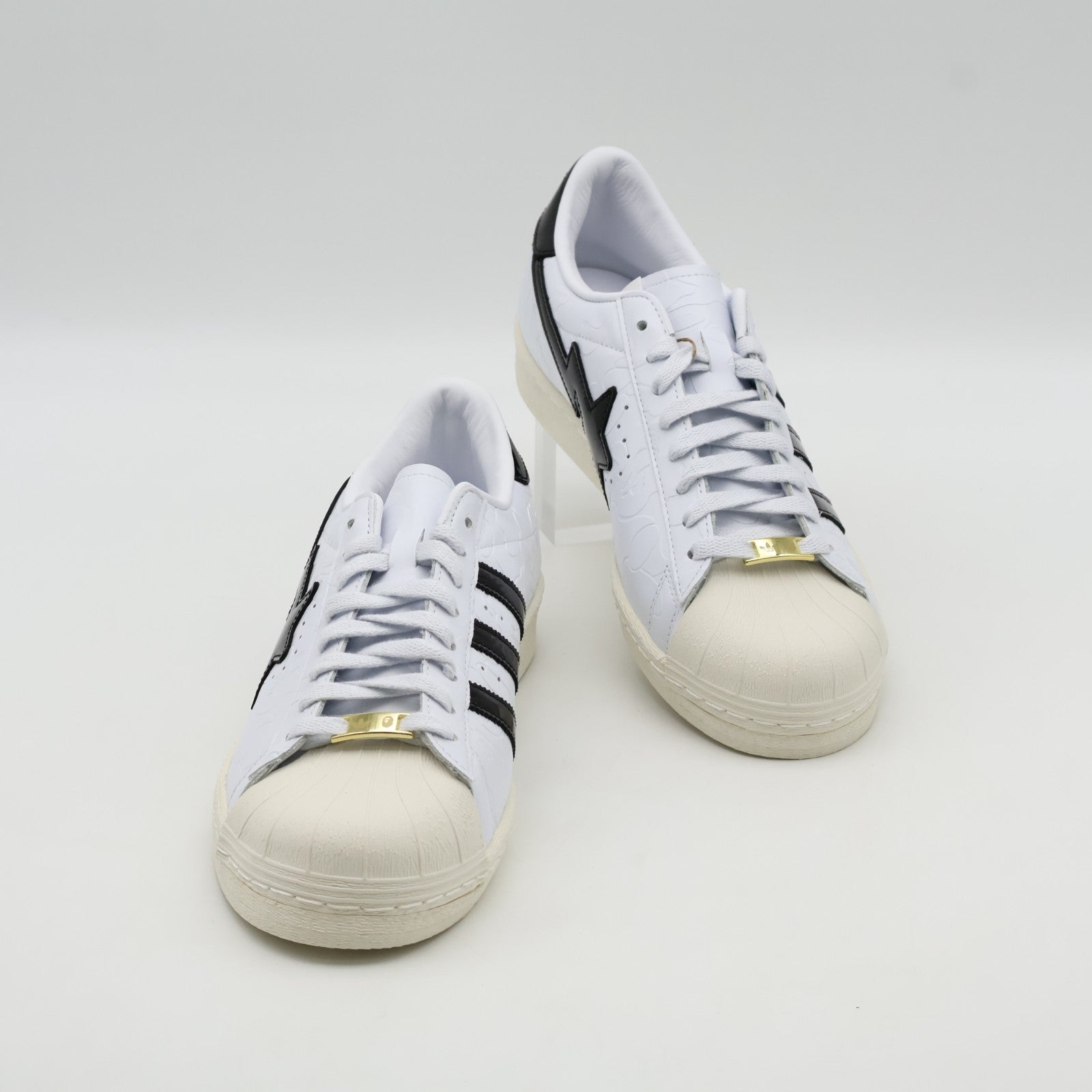 JR2701 A BATHING APE adidas Originals Superstar V Footwear White Core (Men's)