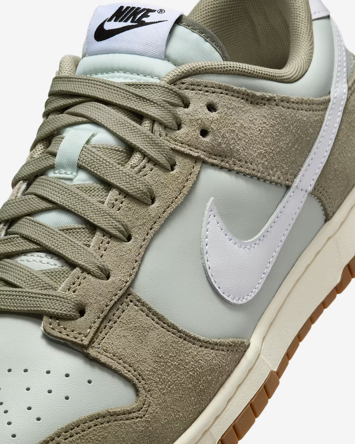 IB6399-002 Nike Dunk Low Retro SE Light Silver Light Army Sail White (Men's)
