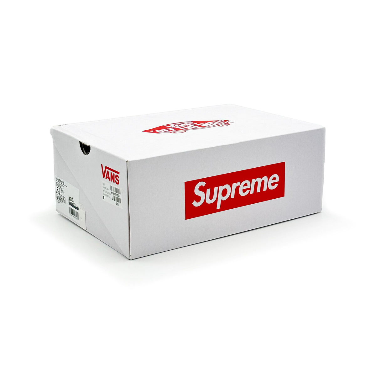 SUP-VANS-23SS-SGM-W Supreme Ã Vans Doller Skate Grosso Mid White