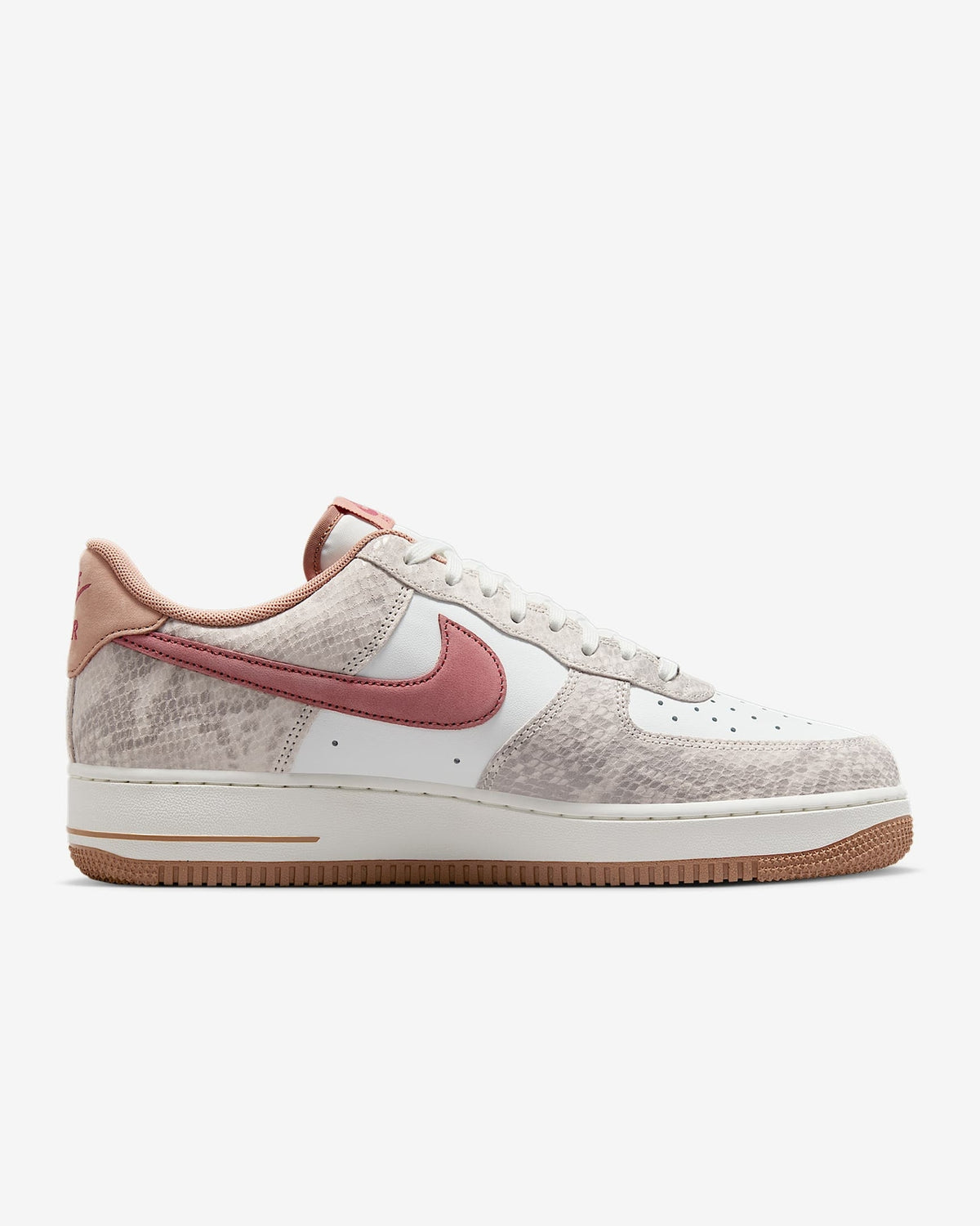 HF2898-100 Nike Air Force 1 Low Pink Snakeskin (Men's)