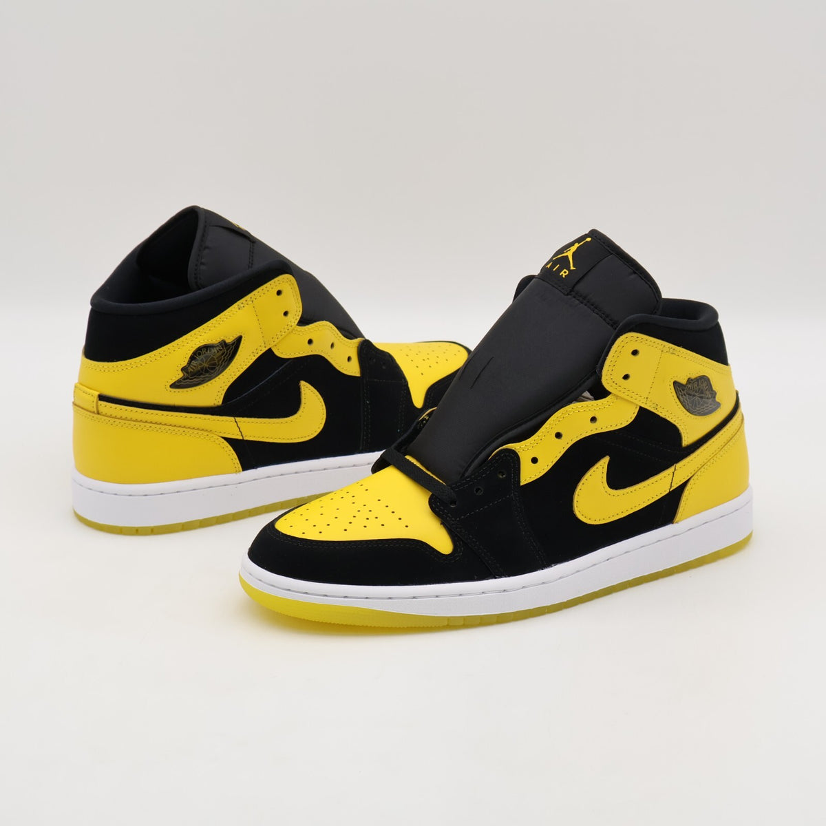 HJ6654-071 Nike Air Jordan Mid Black Varsity Yellow (Men's)