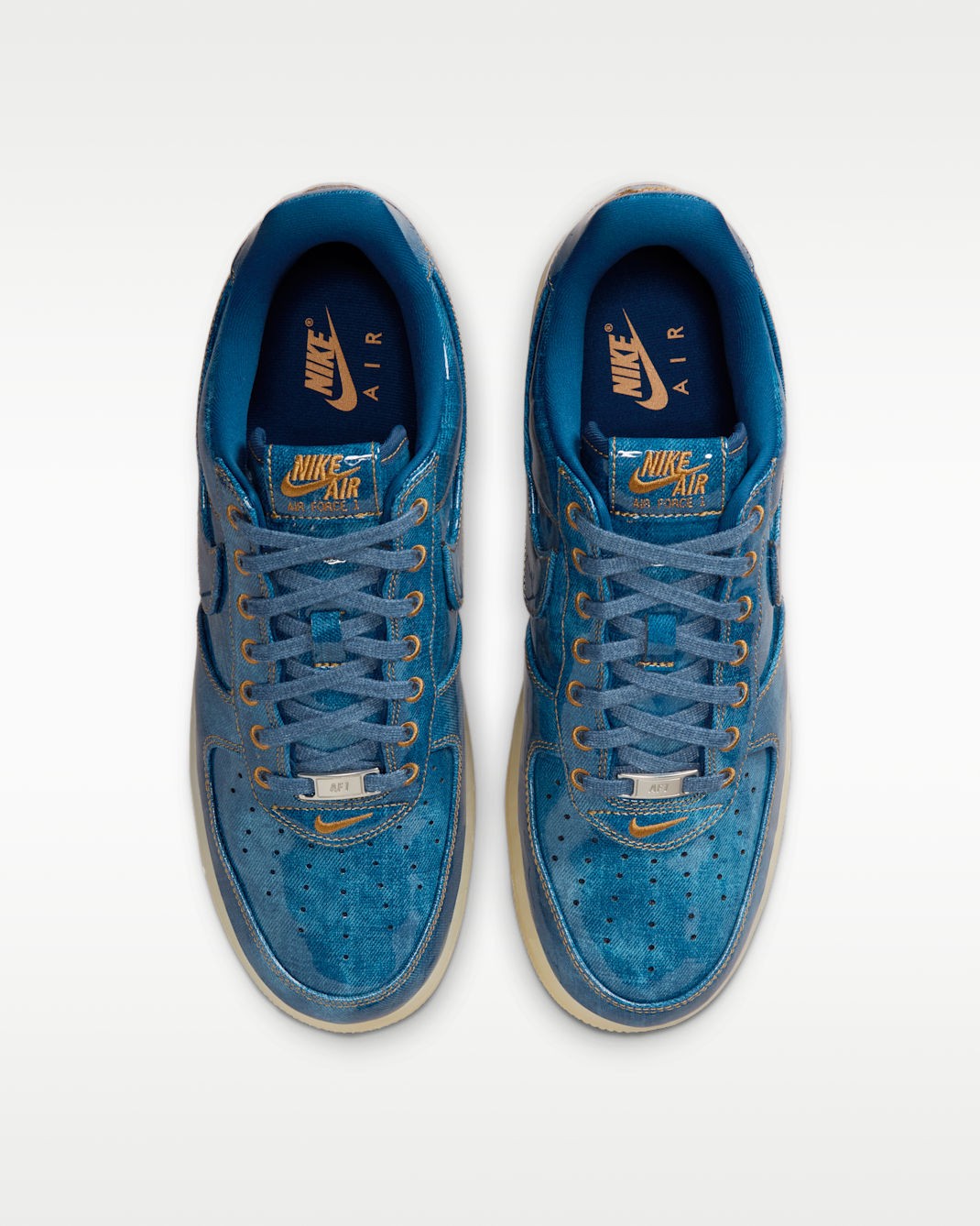IM5757-400 Nike Air Force 1 Low Retro "Blue/Gum"