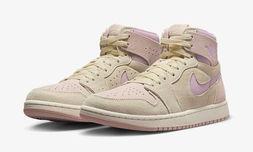DV1305-100 Nike Air Jordan 1 Zoom CMFT 2 Particle Beige Plum Chalk (Women's)