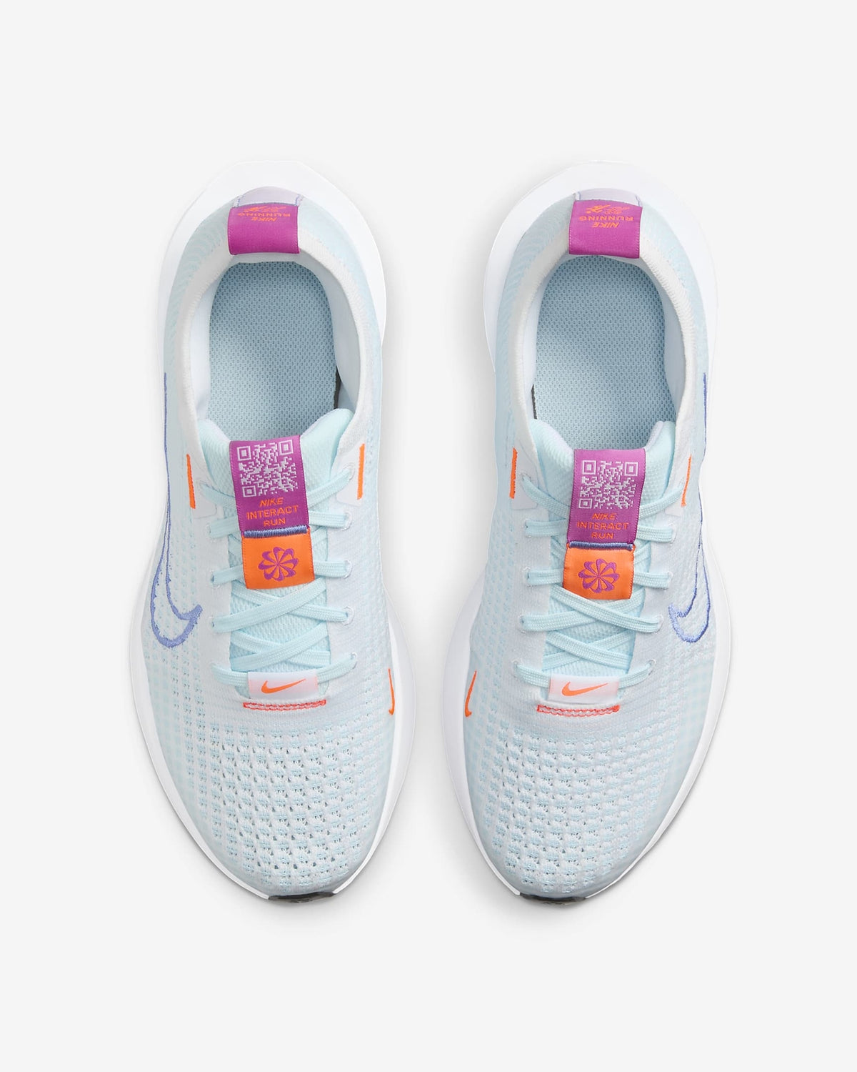 FD2292-107 Nike Interact Run White Glacier Blue Beyond Pink Royal Pulse (Women's