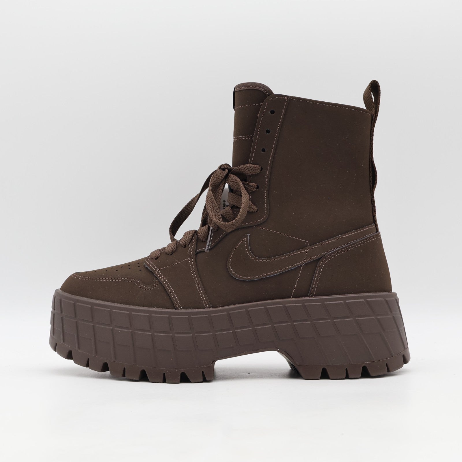 IO8742-237 Nike Air Jordan 1 Brooklyn Baroque Brown ( Women's )