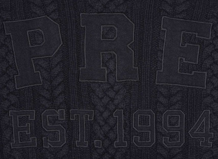 Supreme Applique Cable Knit Sweater Black