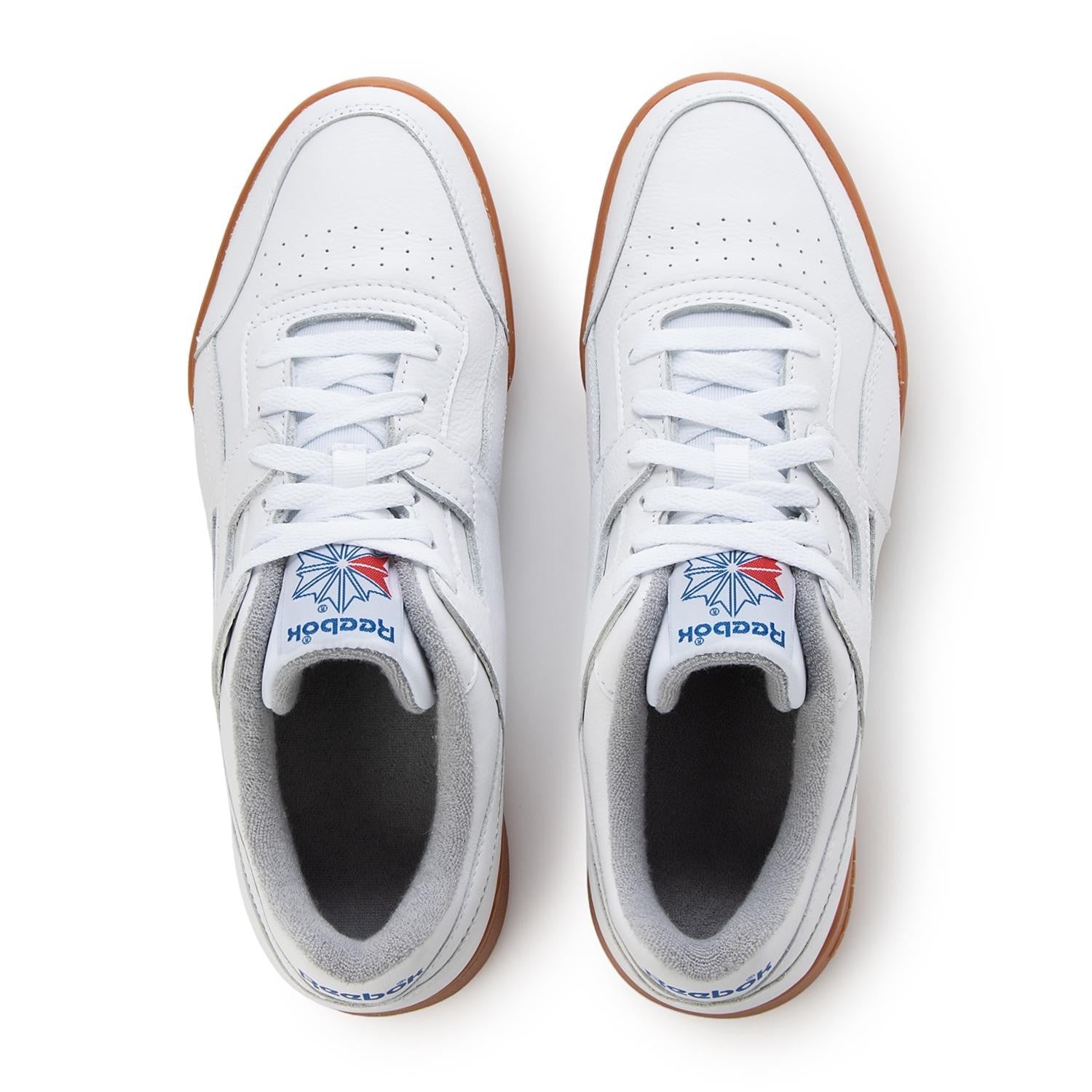 100244983 Reebok Workout Plus White Blue (Men's)