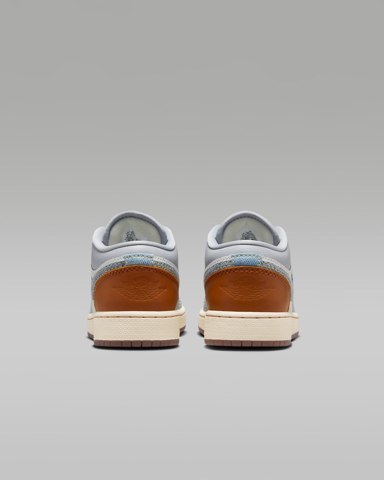 FZ5046-041 Nike GS Air Jordan 1 Low SE Phantom Coconut Milk Amber Brown