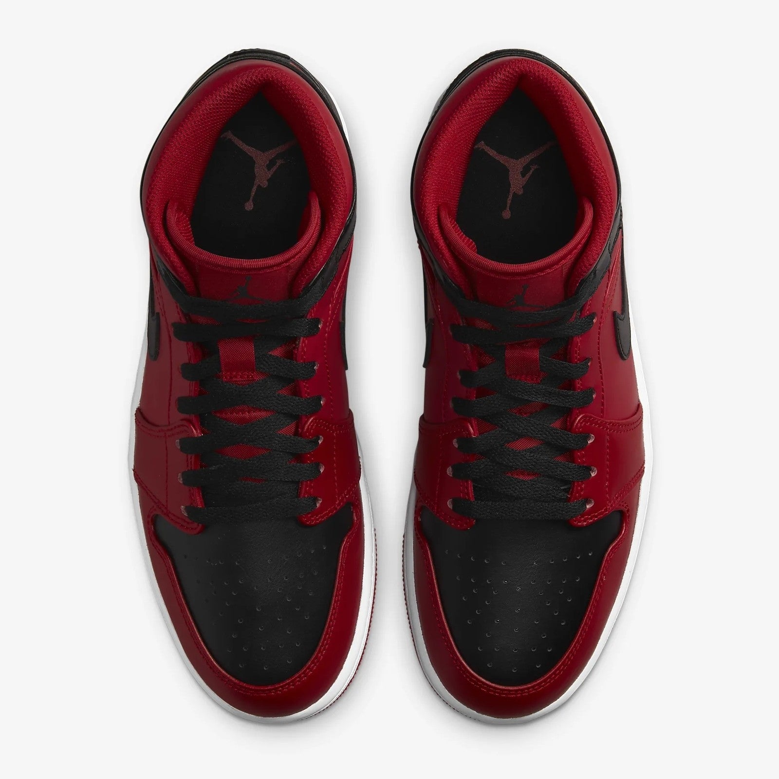 554724-660 Nike Air Jordan 1 Mid Reverse Bred (Men's)