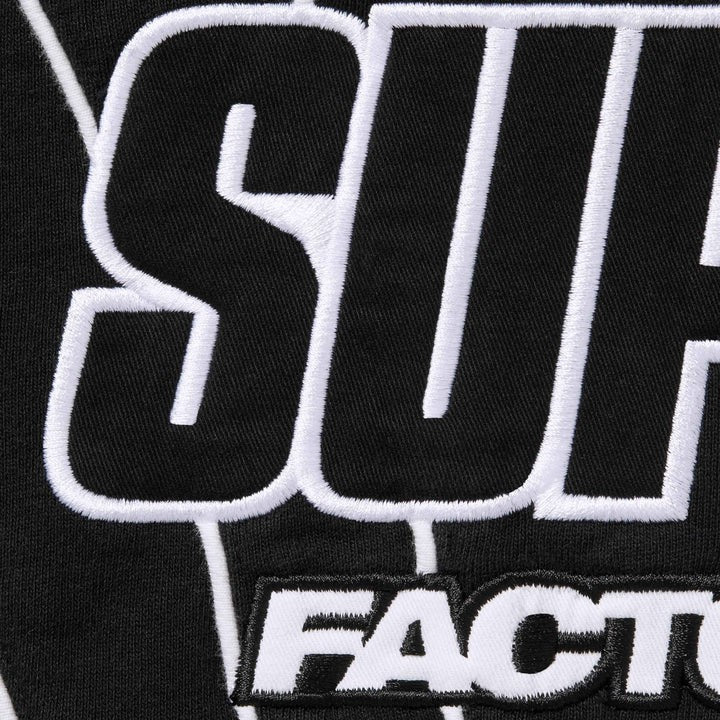 Supreme Fox Racing Zip Up Hooded Sweatshirt Black