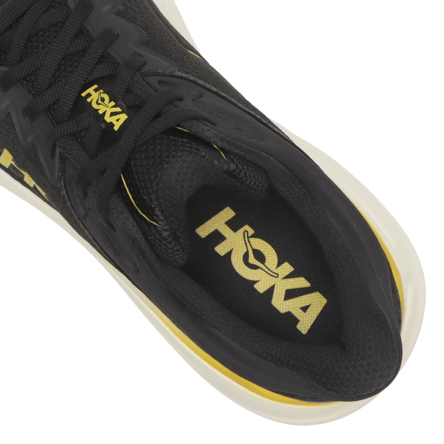 1162011-CWG Hoka BONDI 9 "CARBON BLACK/YELLOW GOLD" (Men's)