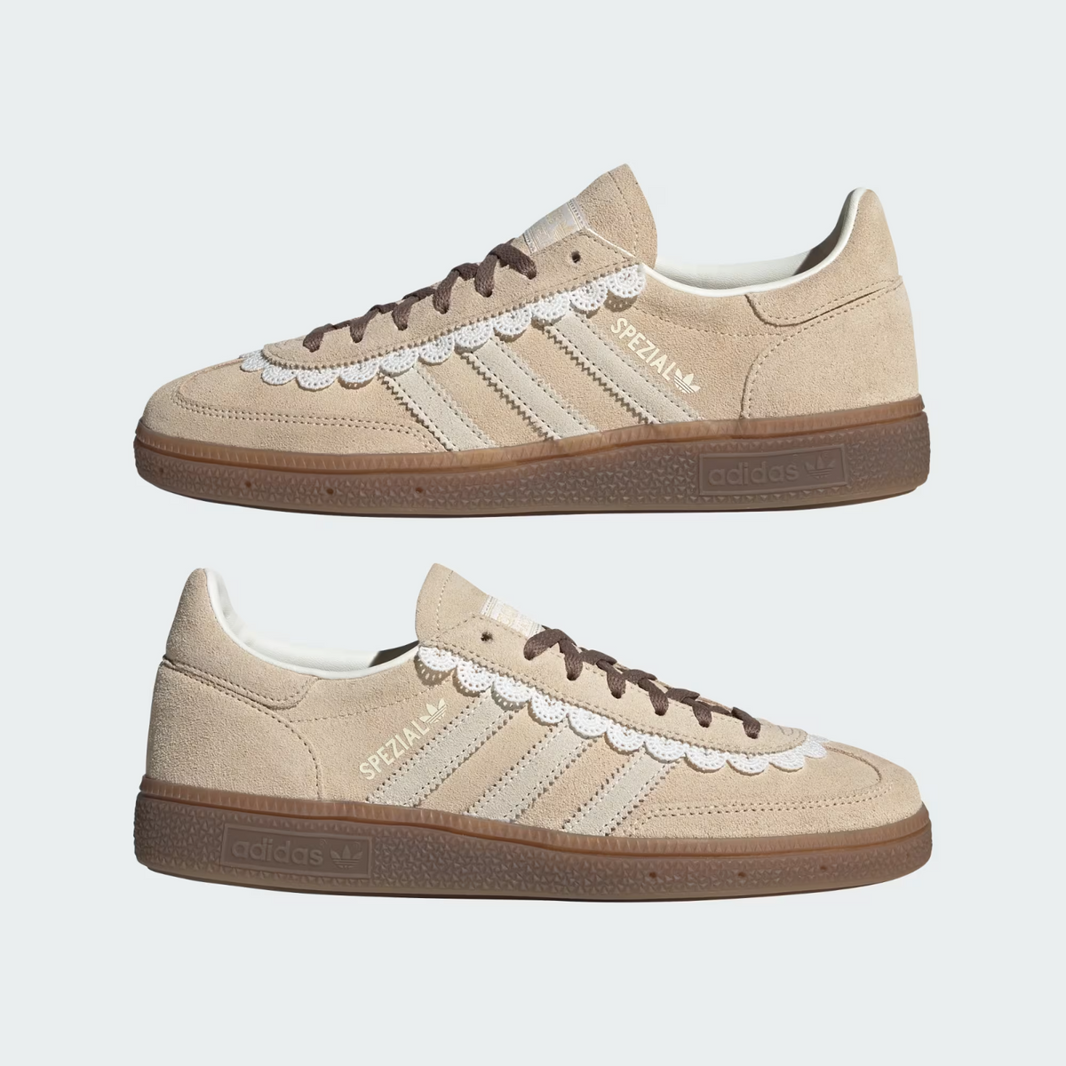 LA0313 adidas Handball Spezial "Sand Strata/Off White/Gum" (Unisex)