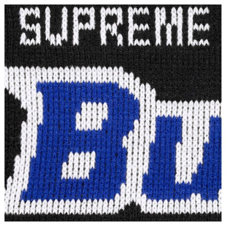 Supreme x Mitchell & Ness Teams Sweater Black