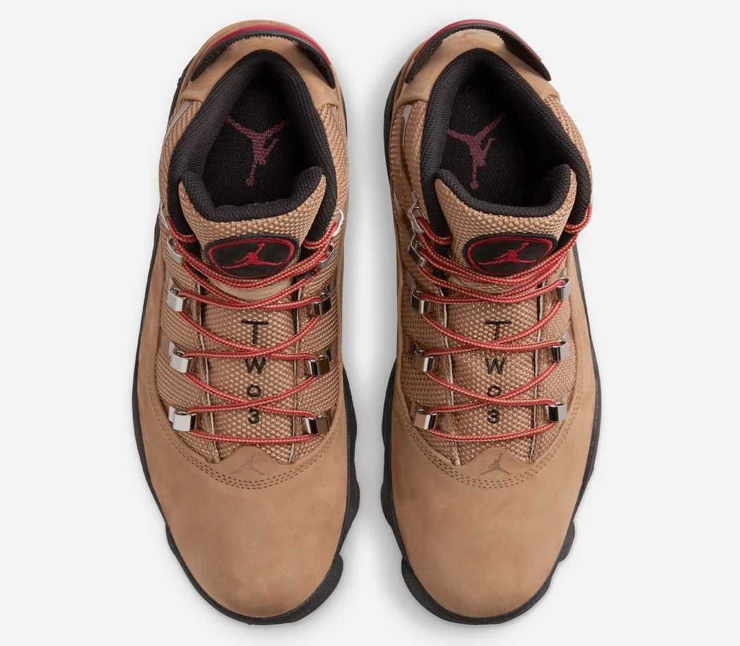 FV3826-202 Nike Jordan Winterized 6 Rings "Rocky Tan/Varsity Red/Black" (Men's)