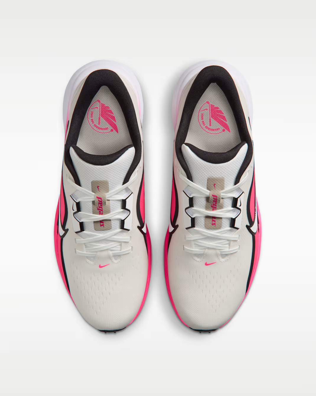HV4700-100 Nike Pegasus 1 Golf "Sail/Pink"(Men's)
