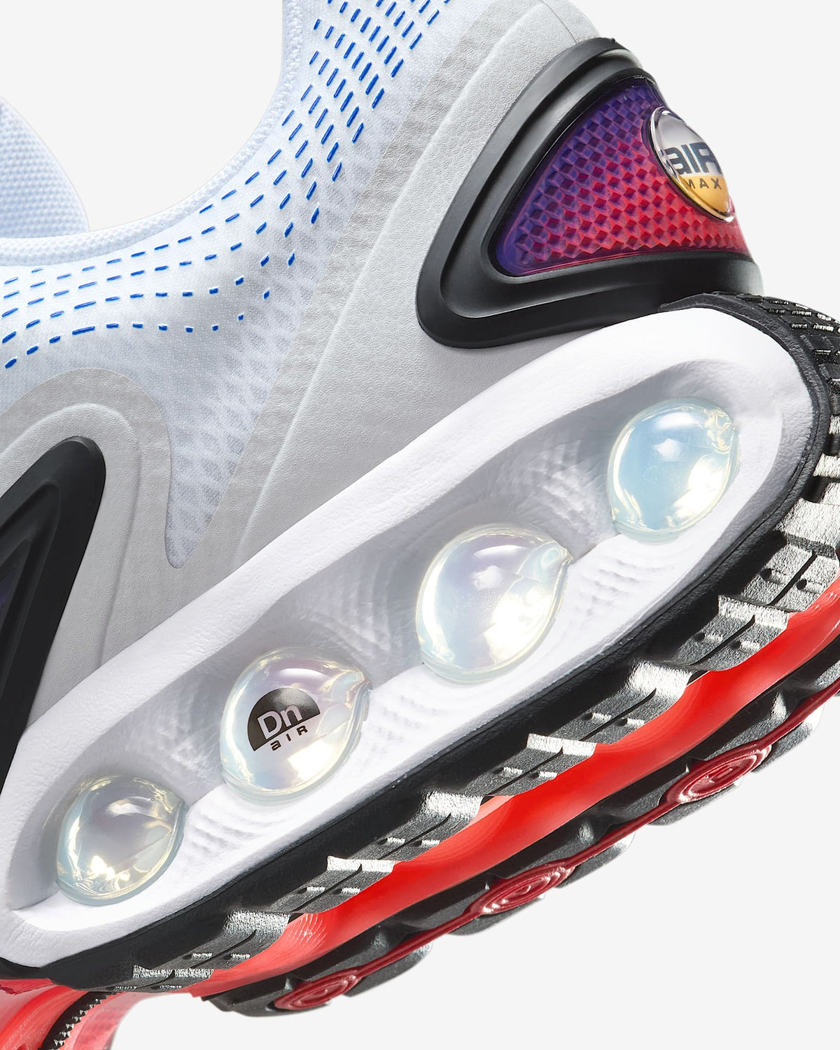 DV3337-104 Nike Air Max DN White Racer Blue Bright Crimson White (Men's)