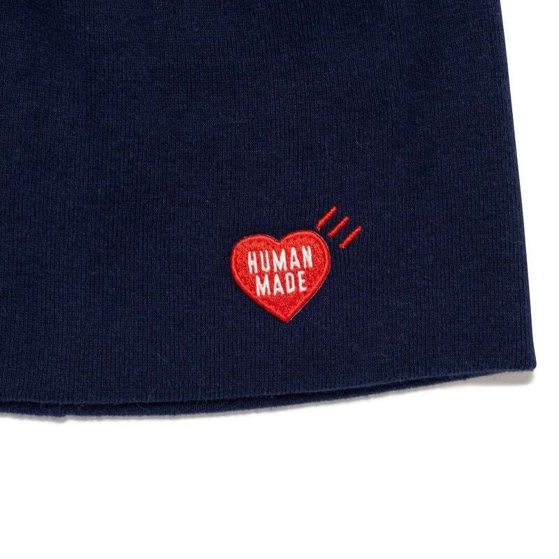 HUMAN MADE Heart Badge Beanie Navy