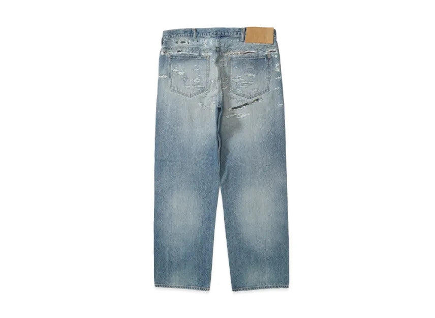 Supreme x MM6 Maison Margiela Distressed Loose Fit Selvedge Jean "Indigo"