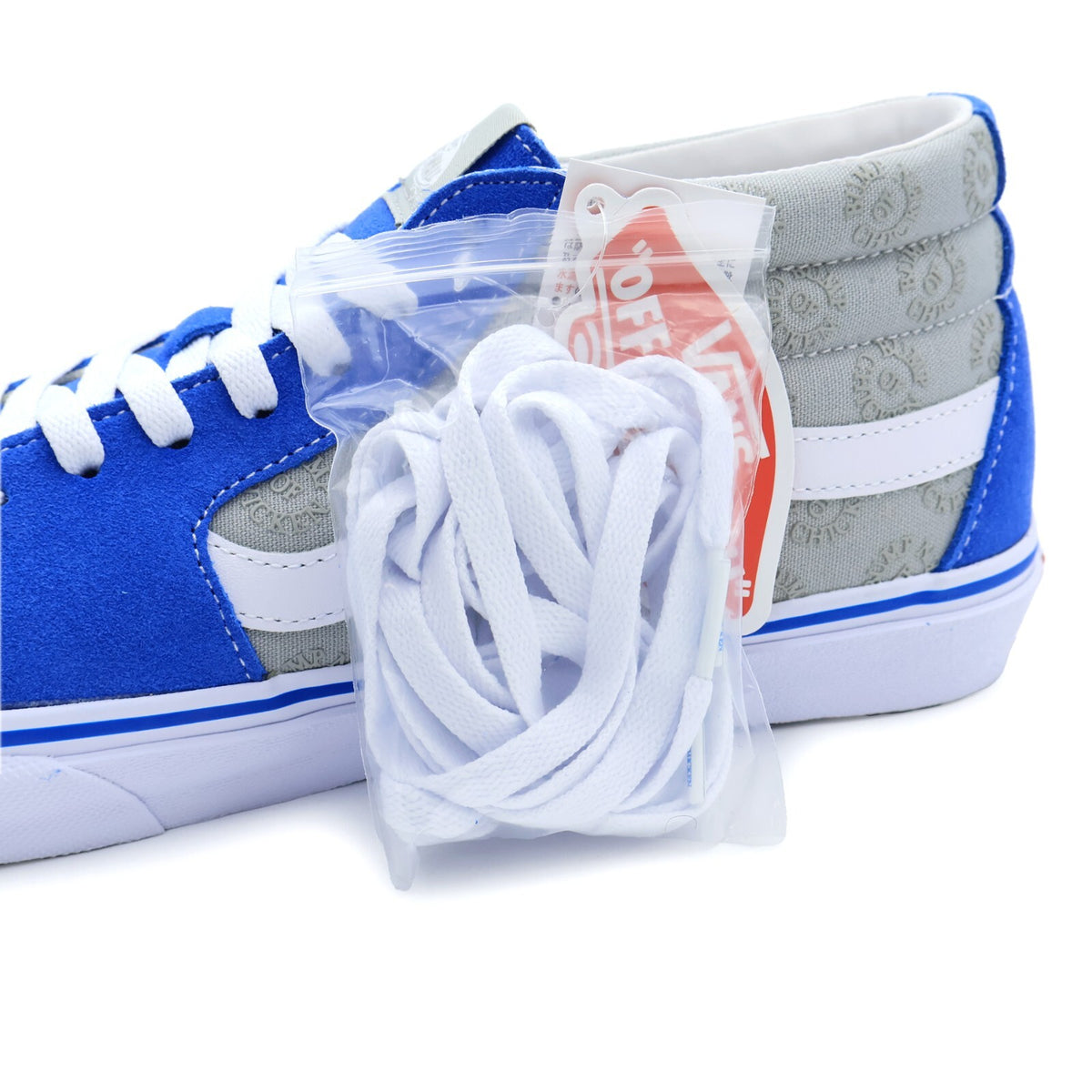 662991-0001 BUMP OF CHICKEN Vans Sk8-Mid Navy Light Gray White (Men's)