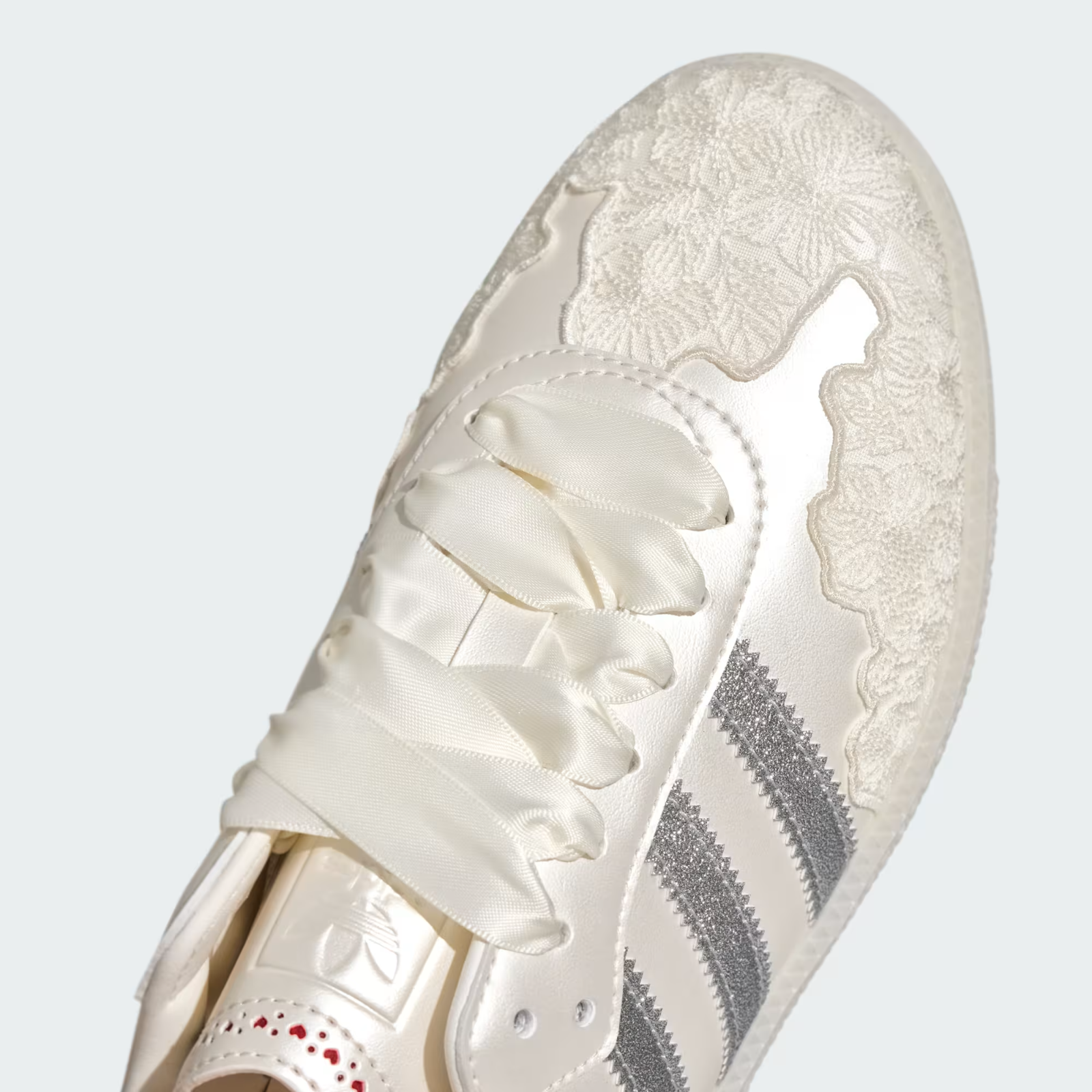 HP3658 adidas Samba OG Chalk White Silver Metallic (Women's)