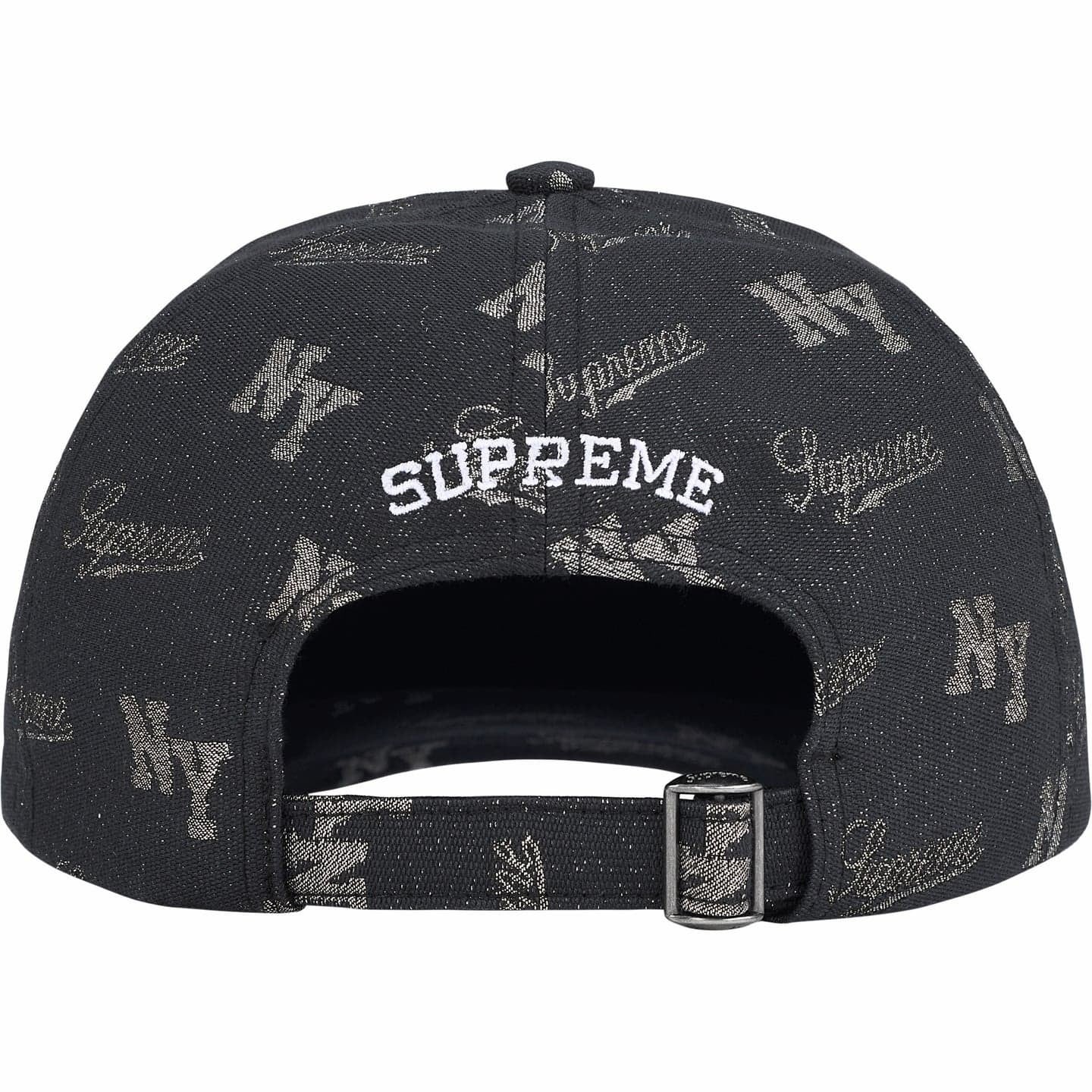 Supreme Monogram 6-Panel Black