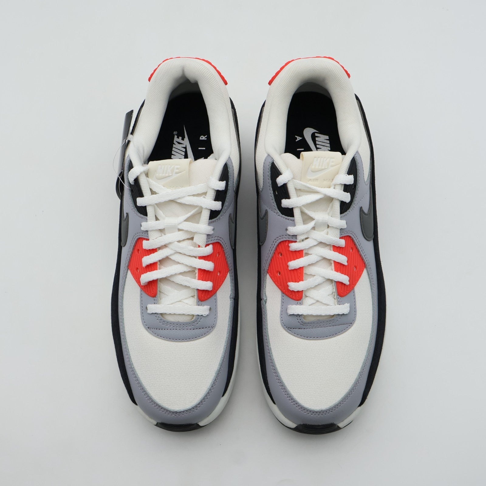 FD4328-101 Nike Air Max 90 LV8 Summit White Black Wolf Grey Smoke Grey (Men's)