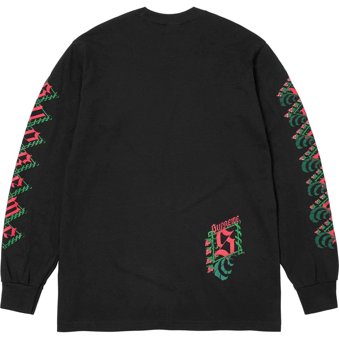 Supreme Strawberries L/S Tee Black