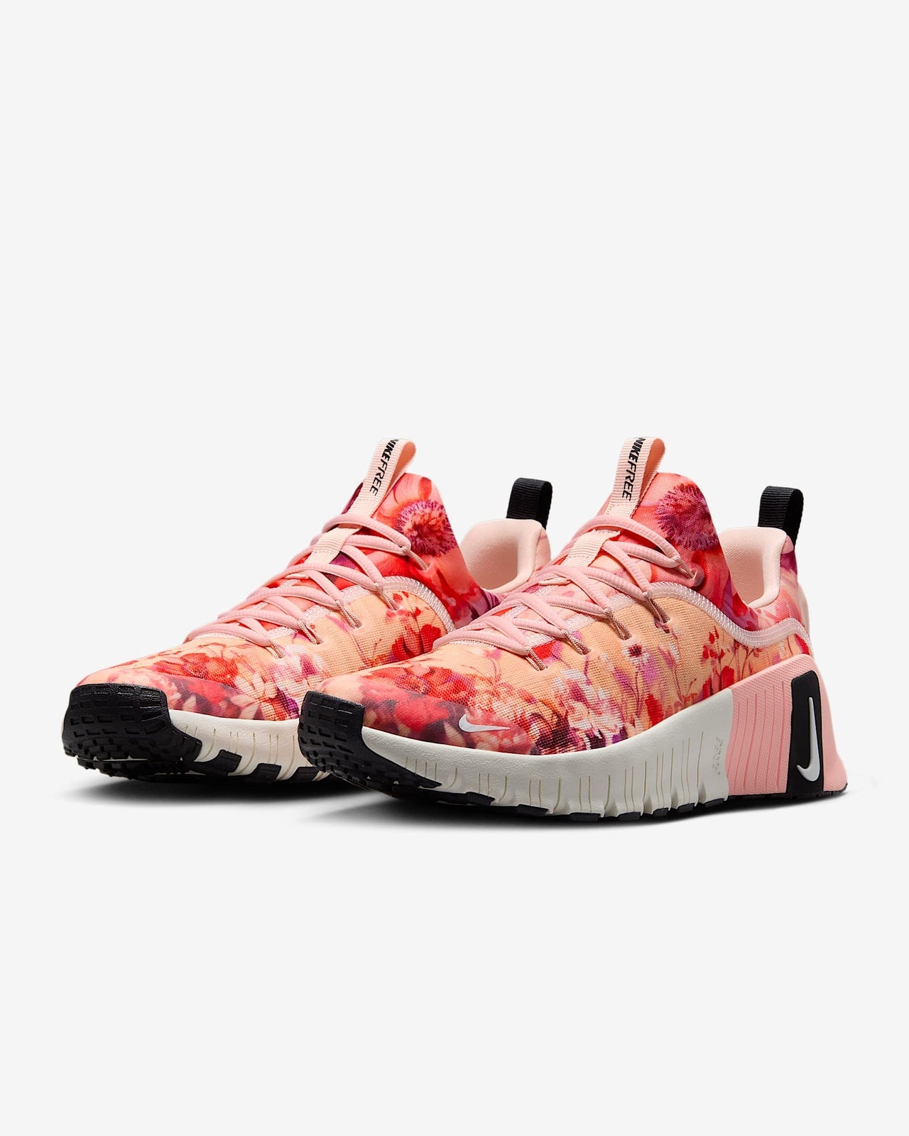 IB6902-600 Nike Free Metcon 6 AMP Washed Coral Black Sail (Women's)