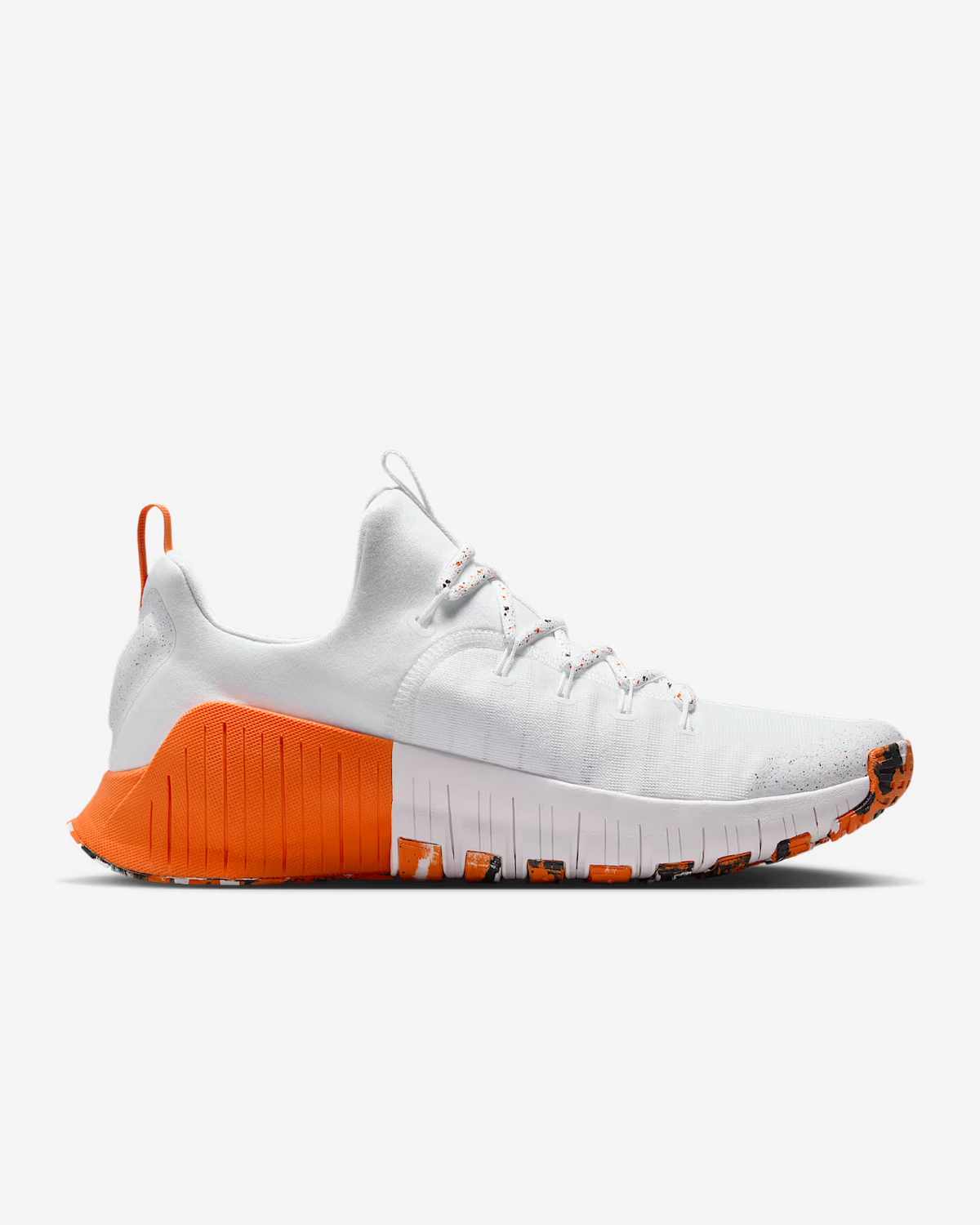 FJ7127-106 Nike Free Metcon 6 Workout Shoes White  Safety Orange Black (Men's)