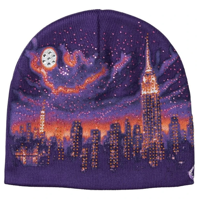 Supreme Cityscape Beanie Purple