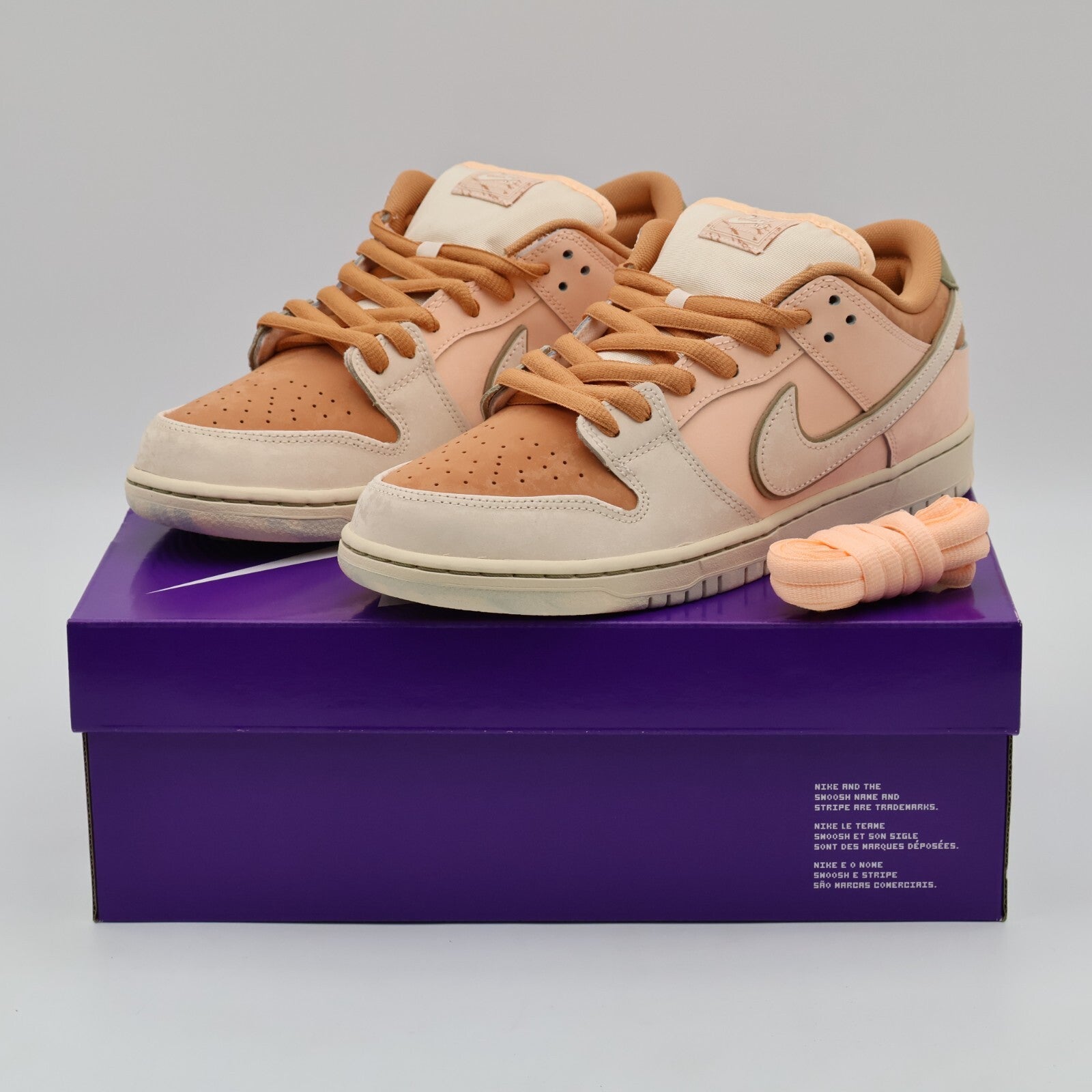 FV5926-200 Nike SB Dunk Low Pro PRM Crimson Tint and Amber Brown (Men's)
