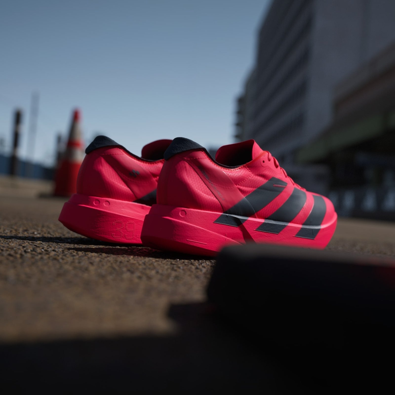 JR6368 adidas Adizero Adios Pro 4 Lucid Red Core Black Lucid Red (Men's)