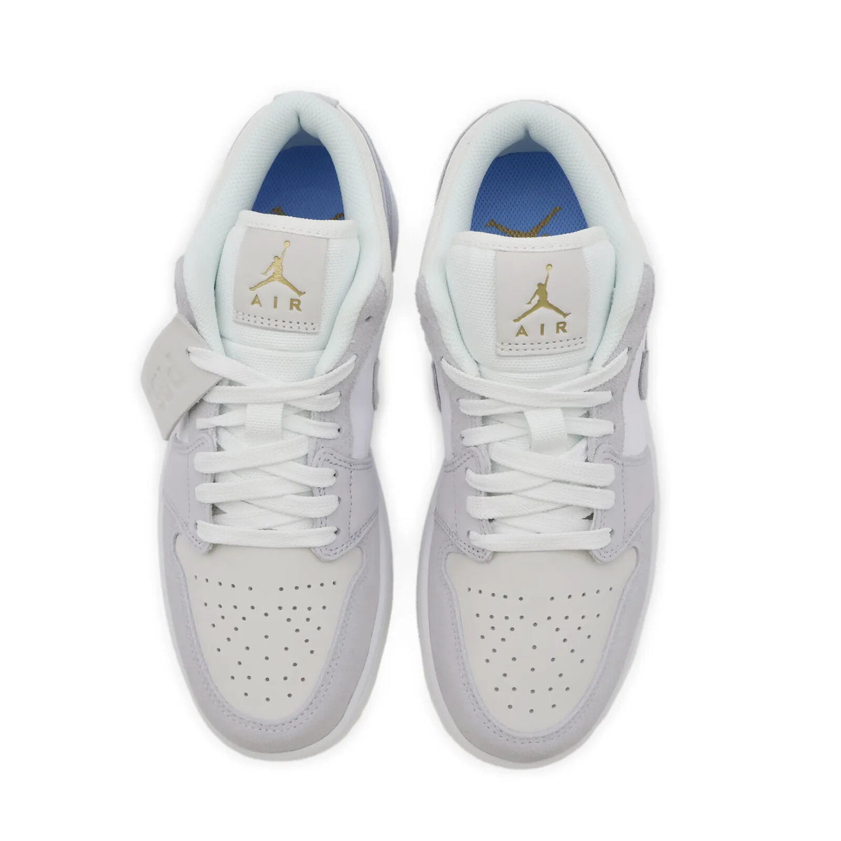 CV3043-100 Nike Air Jordan 1 Low Paris White Sky Football Grey Blue (Men's)