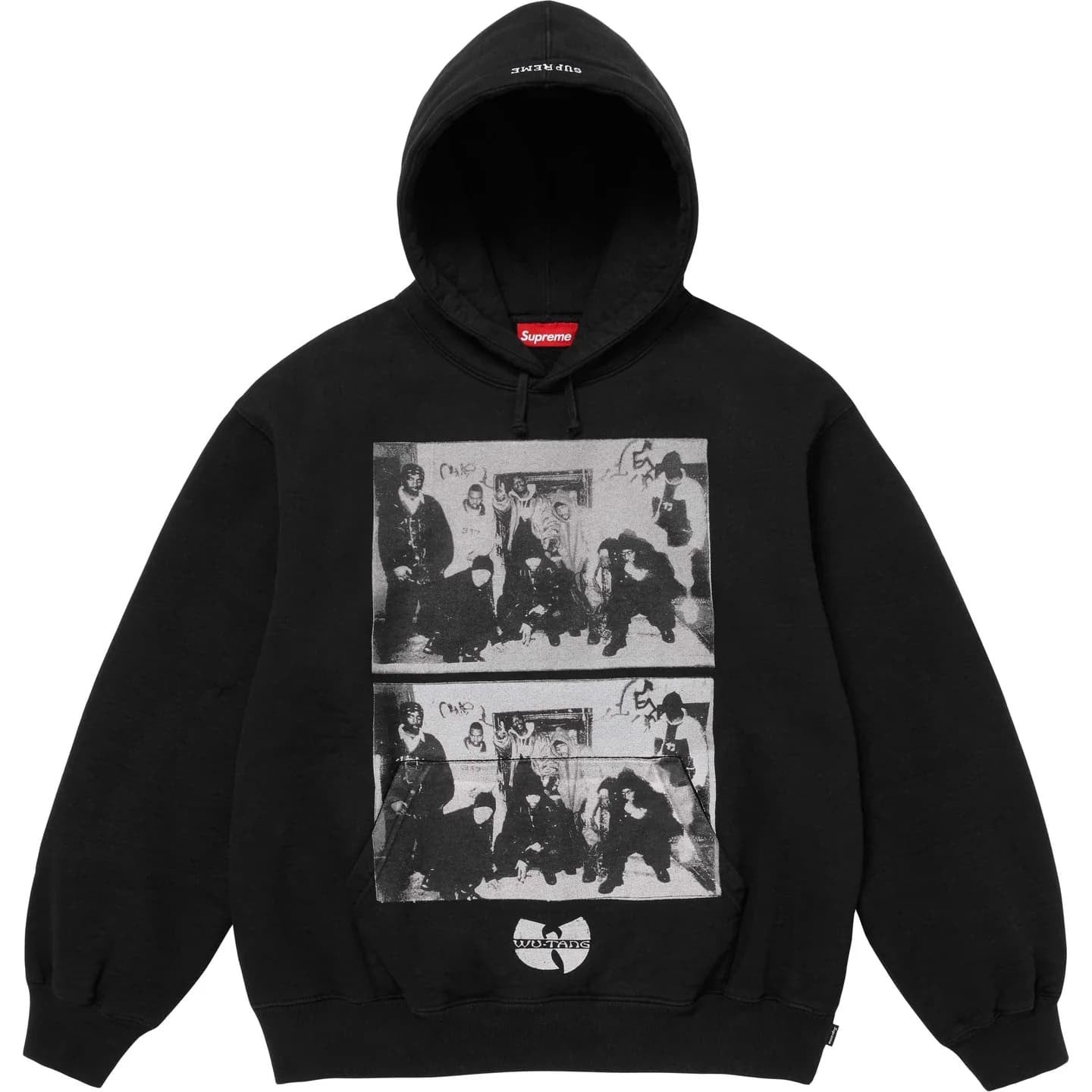 Supreme Wu-Tang Clan Hooded Sweatshirt Black