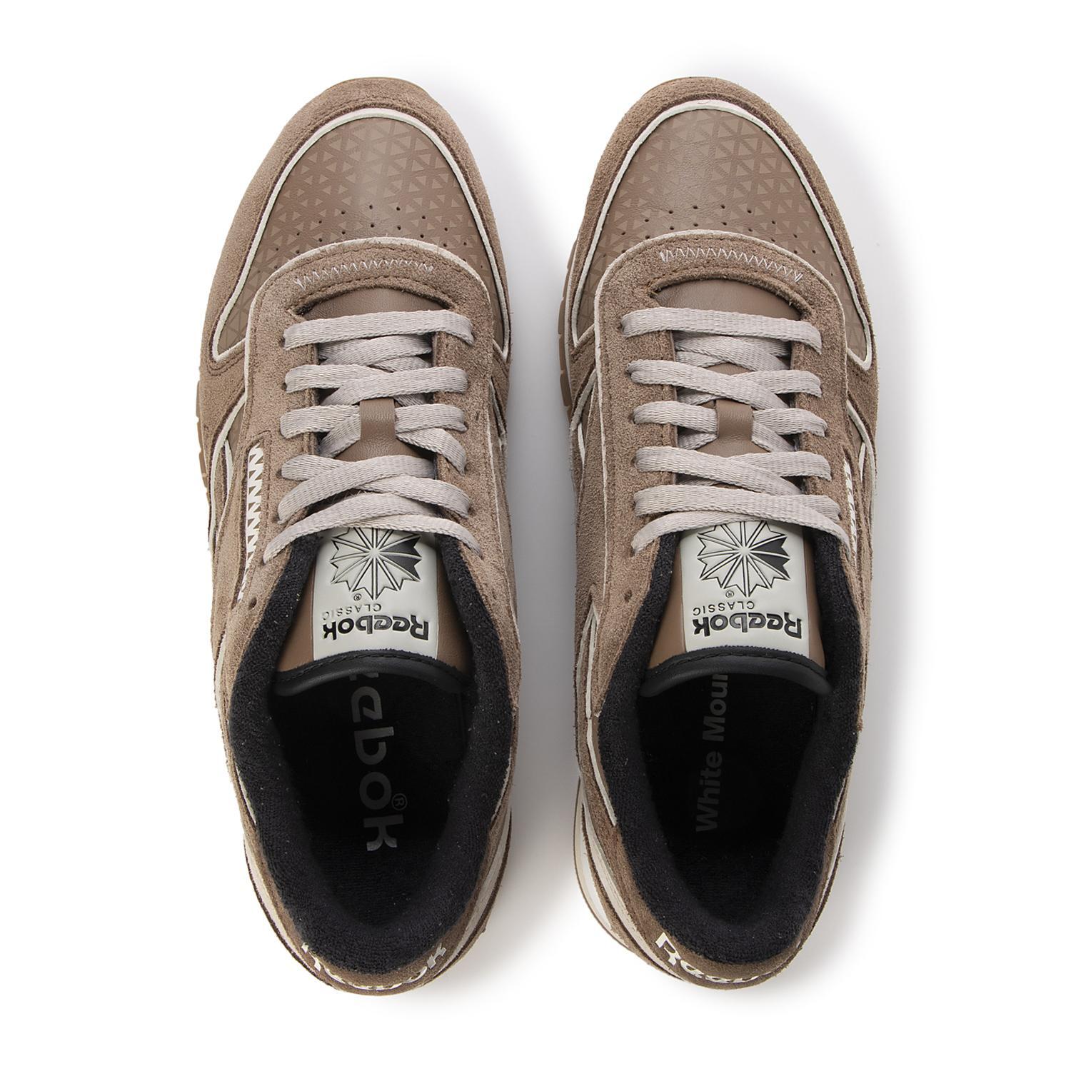 100233214 White Mountaineering Reebok Classic Leather Brown (Men's)