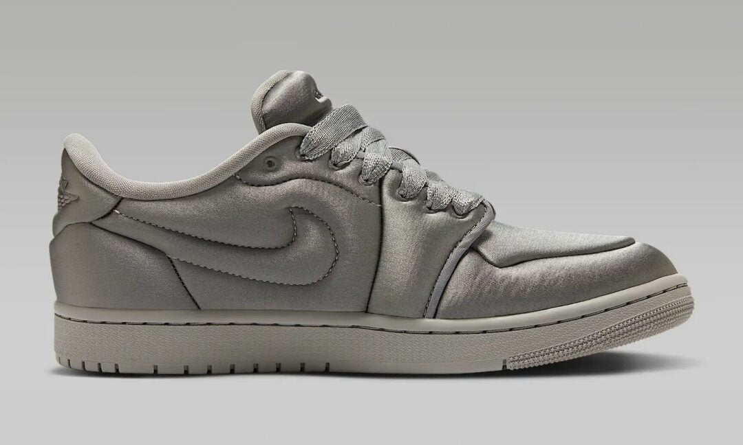 HF3969-002 Nike Air Jordan 1 Low Method of Make Satin Grey (Women's)