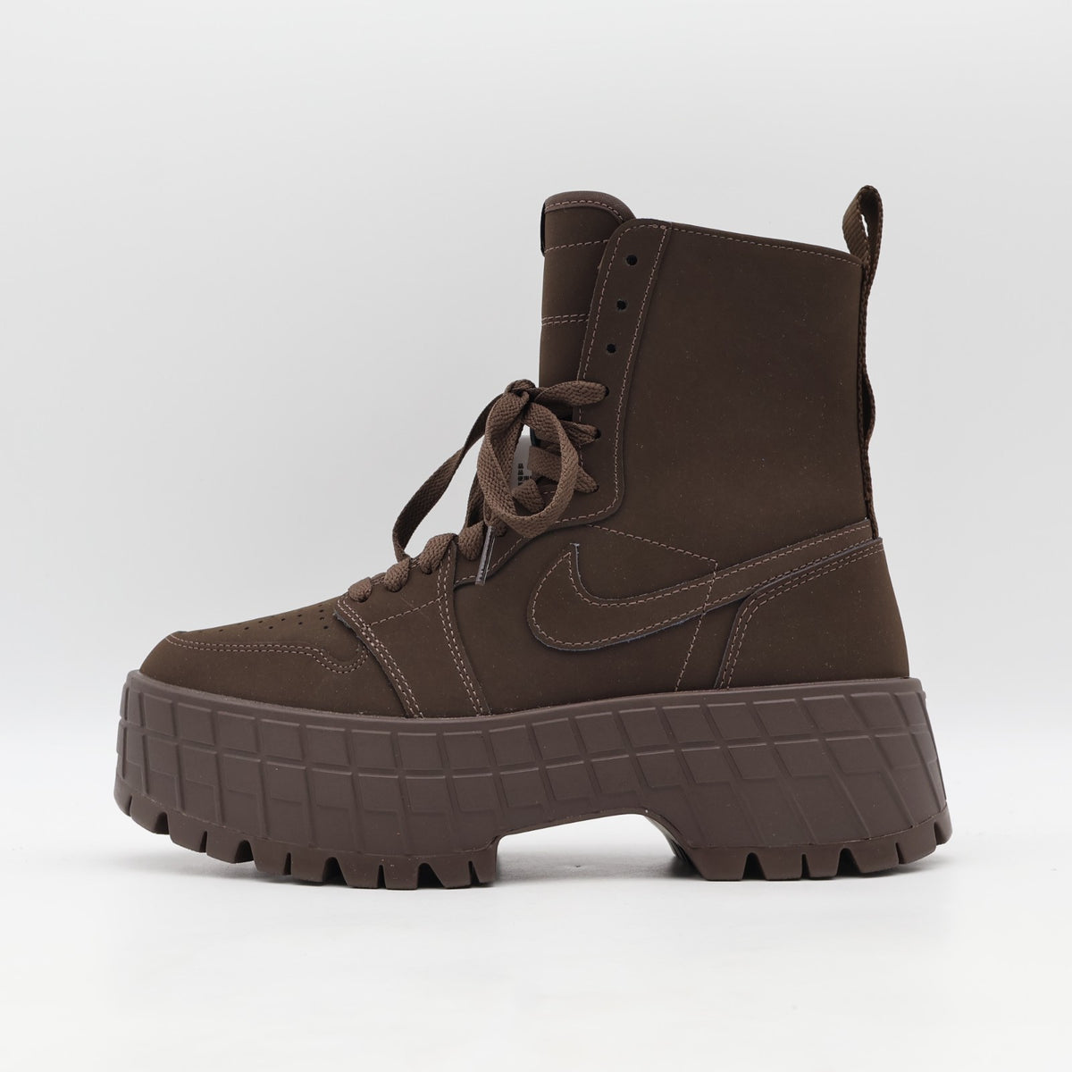 IO8742-237 Nike Air Jordan 1 Brooklyn Baroque Brown ( Women's )