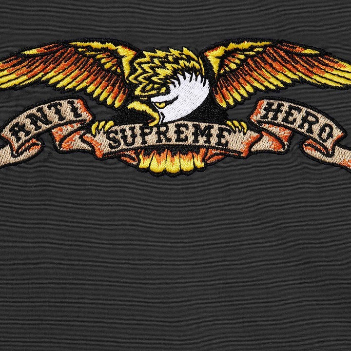 Supreme ANTIHERO Stadium Jacket Black