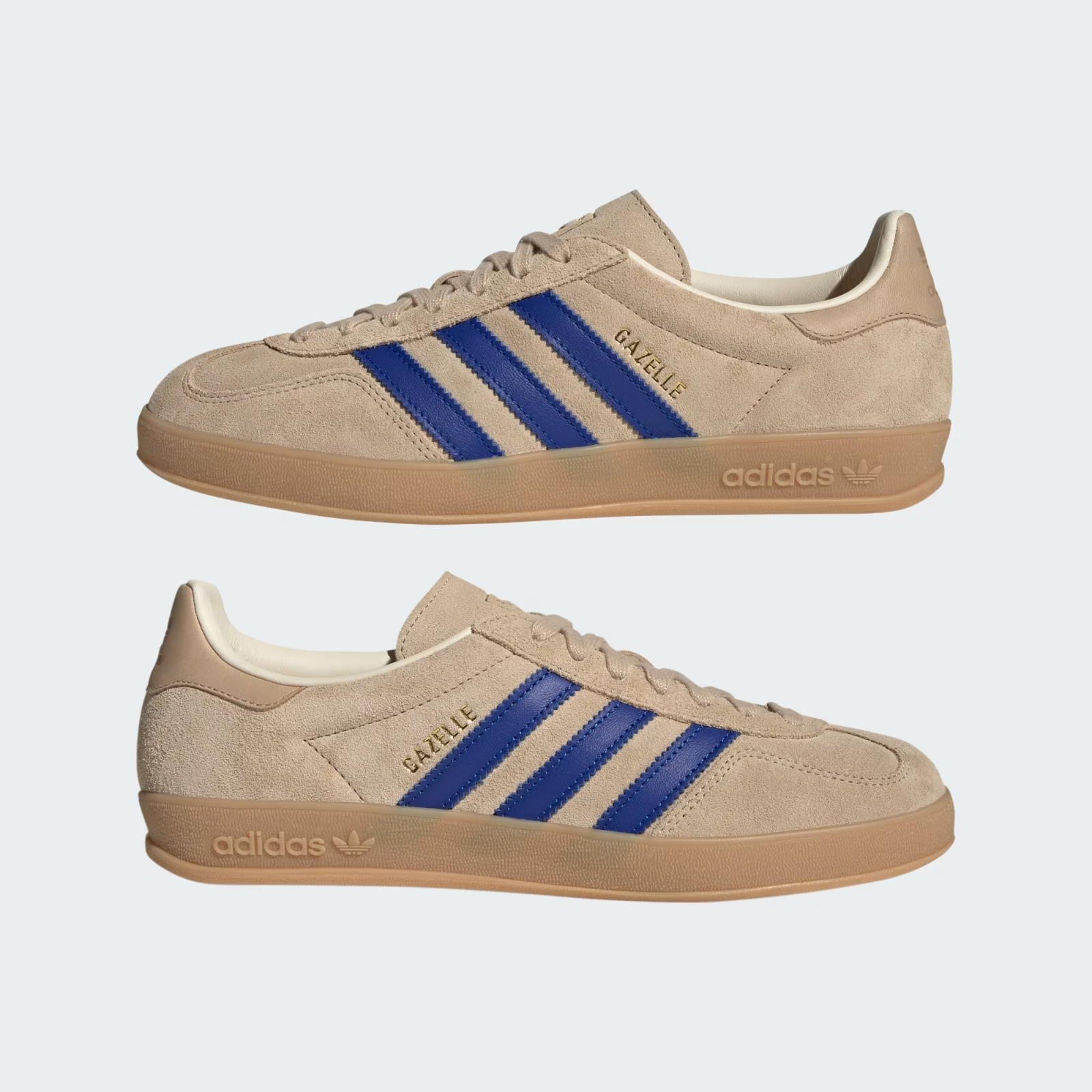 IH9660 adidas Gazelle Indoor Magic Beige Royal Blue (Men's)