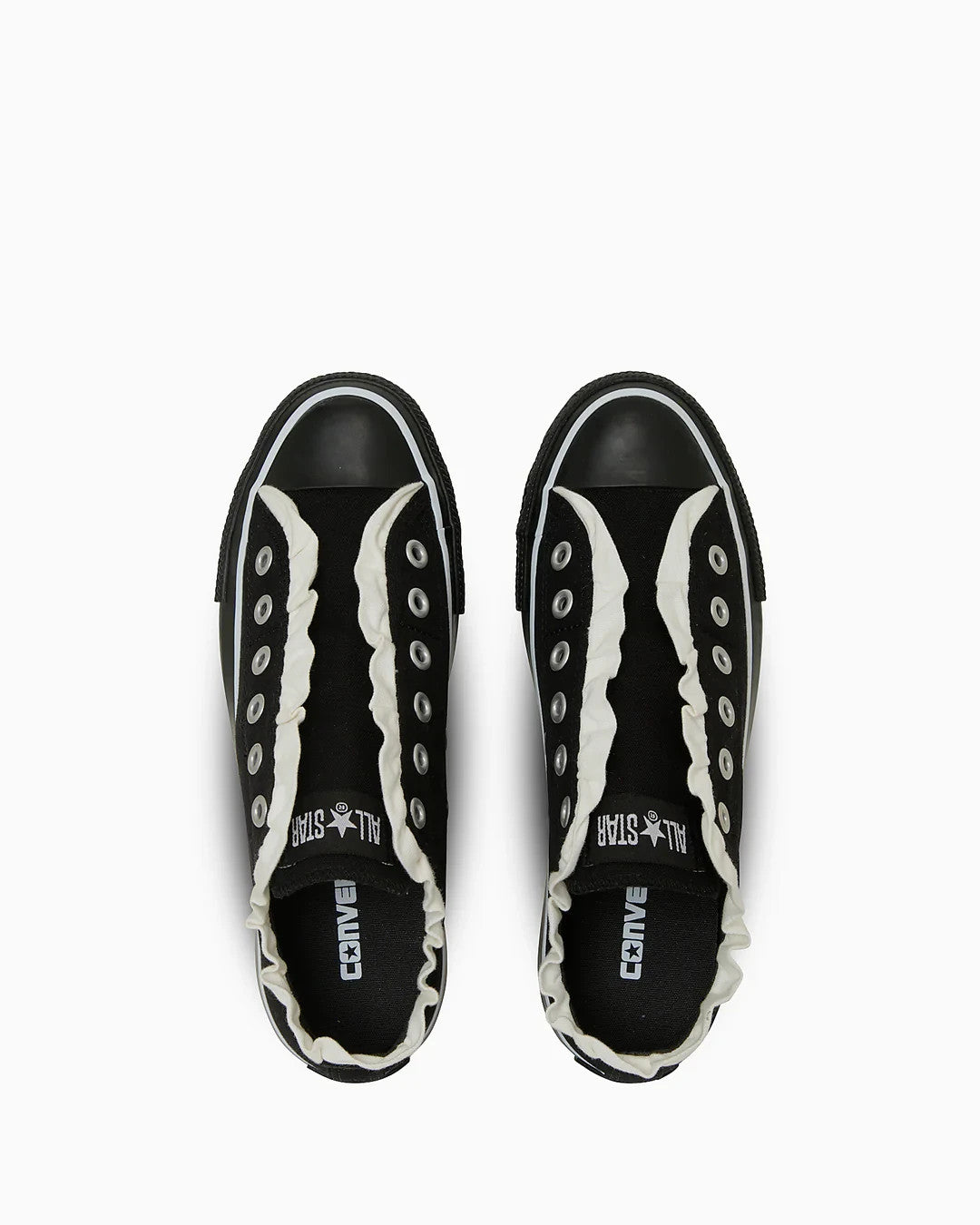 31315111 Converse All Star PLTS Frillslip OX Black/White (Women's)